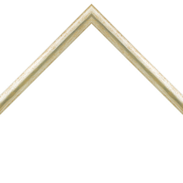 3/4″ Warm Silver Hammered Tall Modern Cap - (83769)