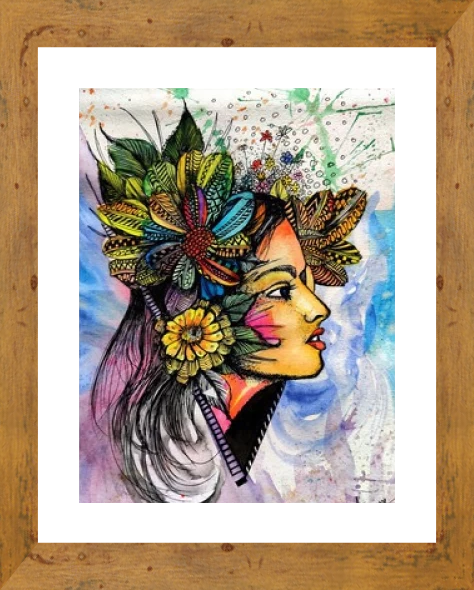 2" Giallo / Caramel Tall Square