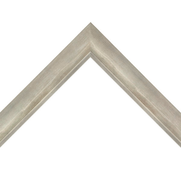 1 3/8" Pewter Cube with Silver Bevel Lip