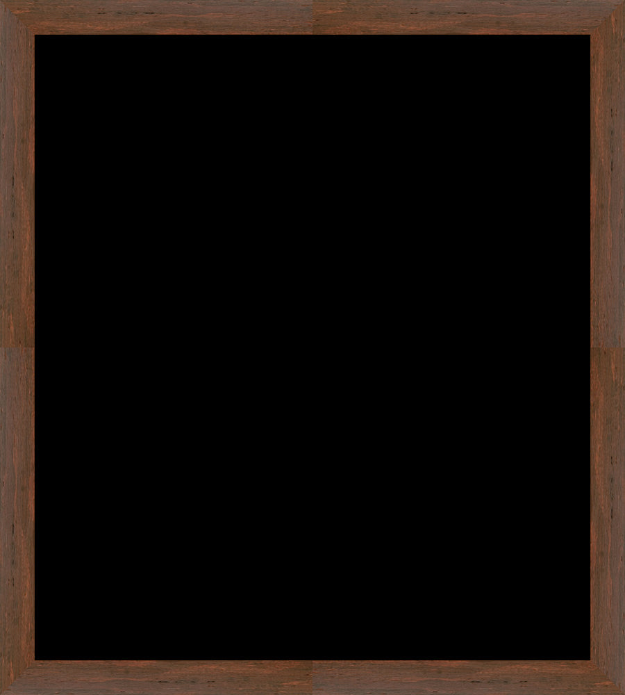 2" Marrone / Chestnut Tall Square