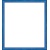 1/2" True Blue Gloss Square w/ Bevel (84034)