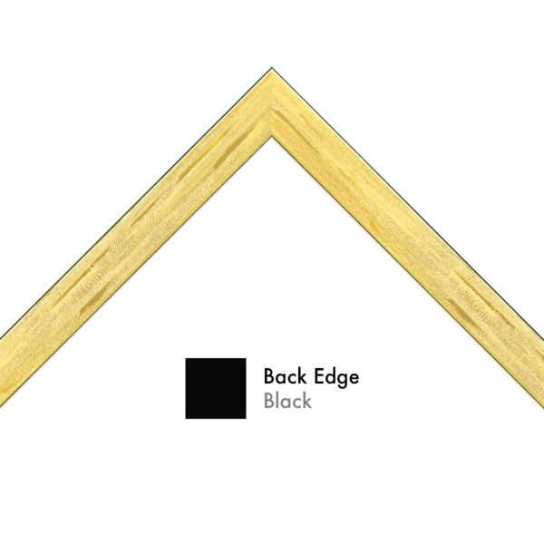 Gold Flat Top with Decorative Scratching