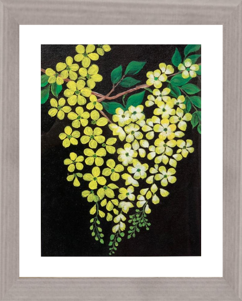 3/4" Silver Tall Square